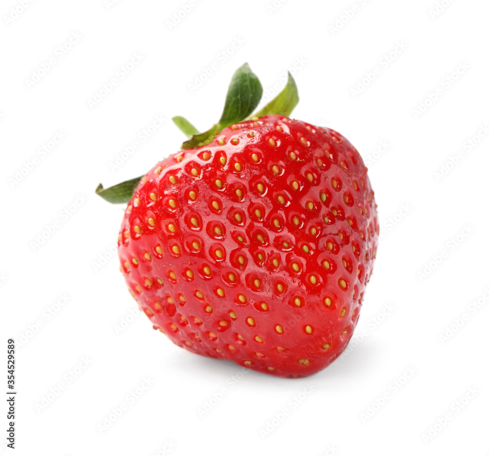 Delicious fresh ripe strawberry isolated on white Delicious fresh ripe strawberry isolated on white