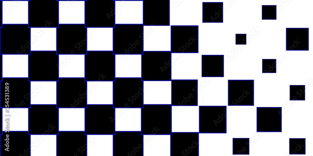 Fototapeta premium Dark BLUE vector background in polygonal style. Colorful illustration with gradient rectangles and squares. Design for your business promotion.