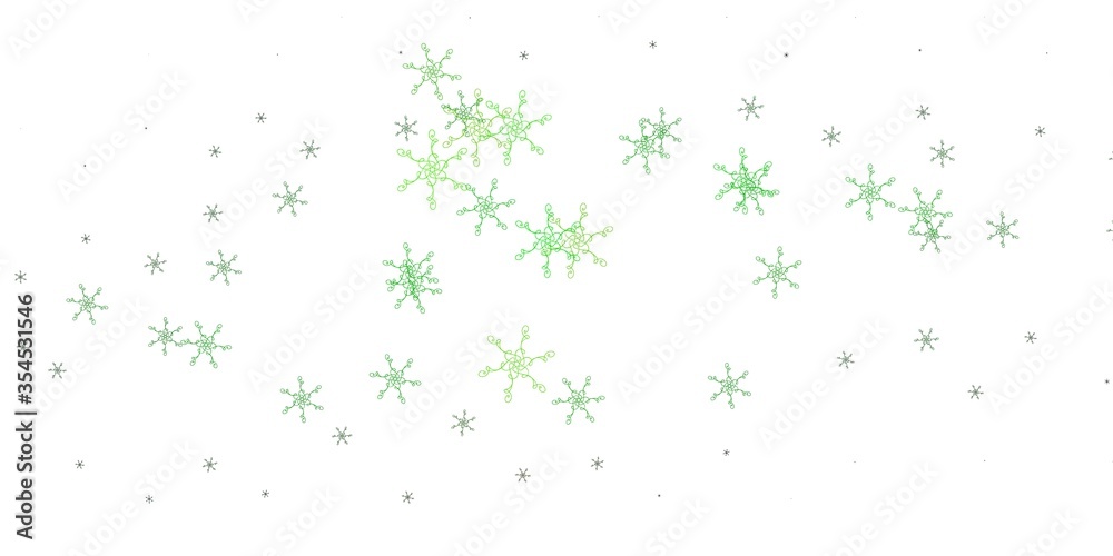 Light Green, Yellow vector pattern with curves. Light Green, Yellow vector pattern with curves.