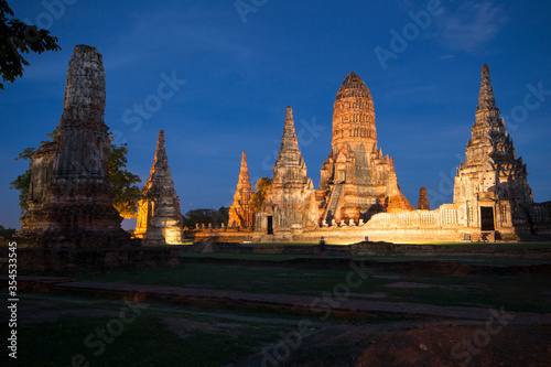 Ayutthaya  Thailand - August 23th 2015  Ayutthaya is the former capital of Phra Nakhon Si Ayutthaya province in Thailand. In 1767  the city was destroyed by the Burmese army.