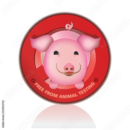Free from animal testing label