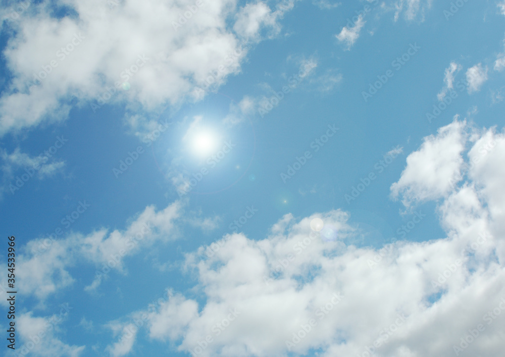 Cloudy sky background Cloudy sky background