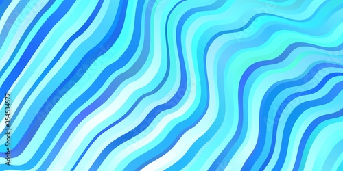 Light BLUE vector pattern with curved lines.