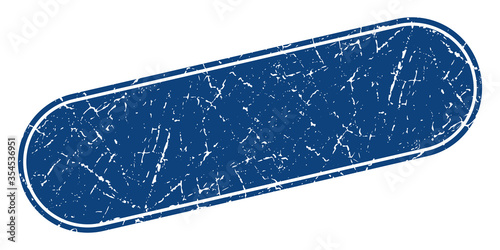 blank sign. blank grunge blue stamp. Label