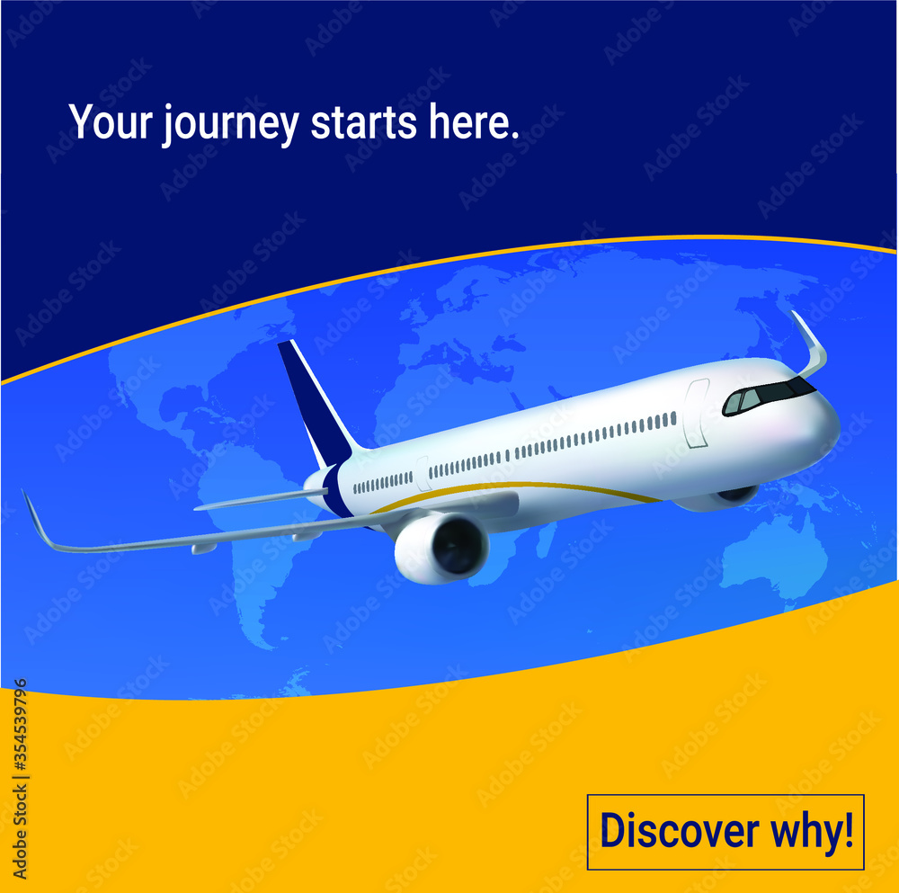 Airline Cheap Flight Ticket Booking Template for Promotional Advertising Airline Cheap Flight Ticket Booking Template for Promotional Advertising