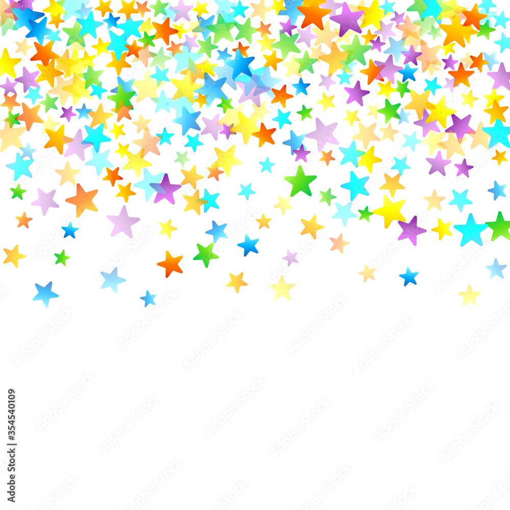 Rainbow Festive Confetti. Carnival Star Falling. Rainbow Festive Confetti. Carnival Star Falling.