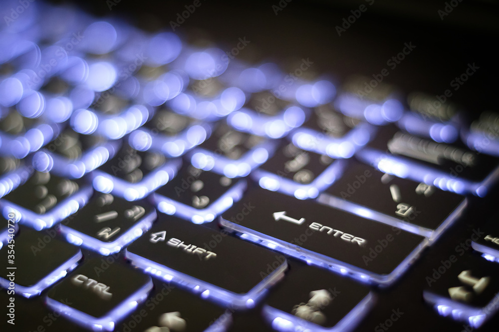 Keyboard enter key