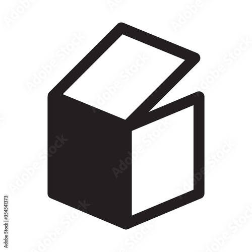 Cardboard box icon