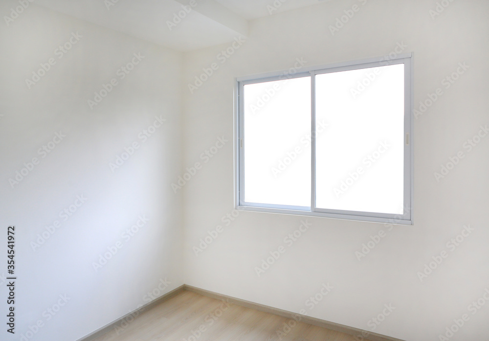 window in empty room of the new house window in empty room of the new house