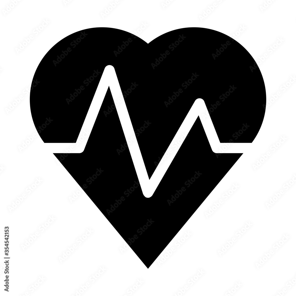Heart attack icon