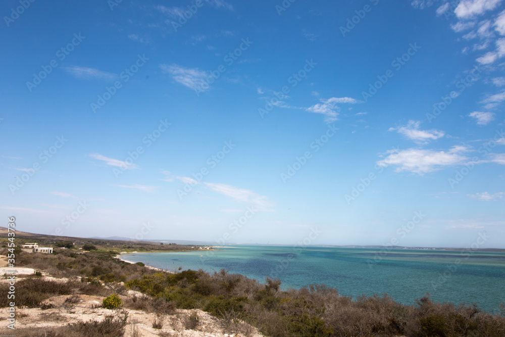 Vast expanse of turquoise water