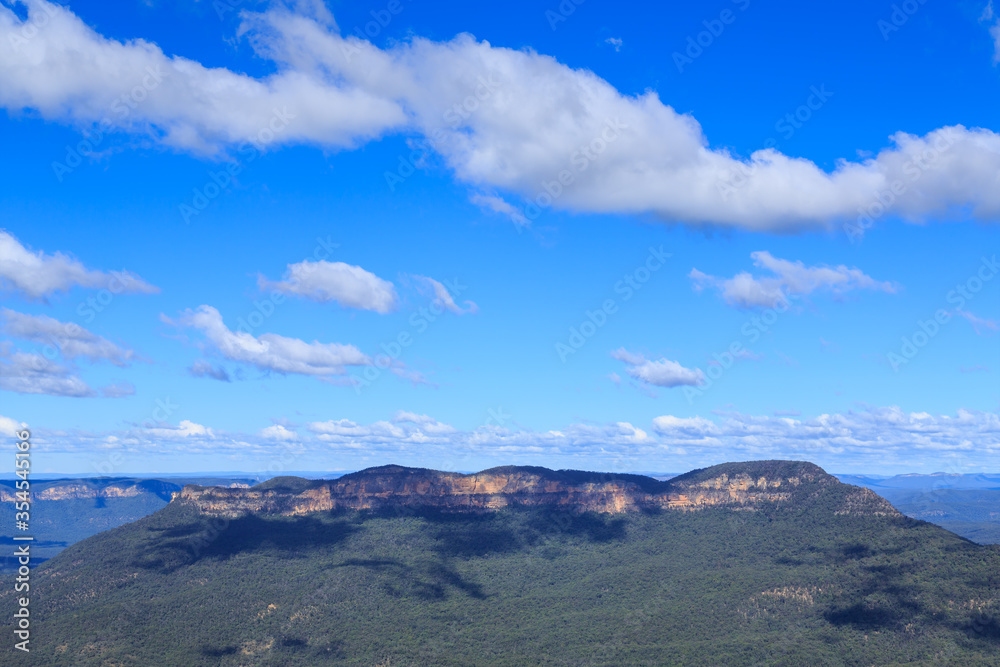 Mount Solitary in the Blue Mountains, New South Wales, Australia