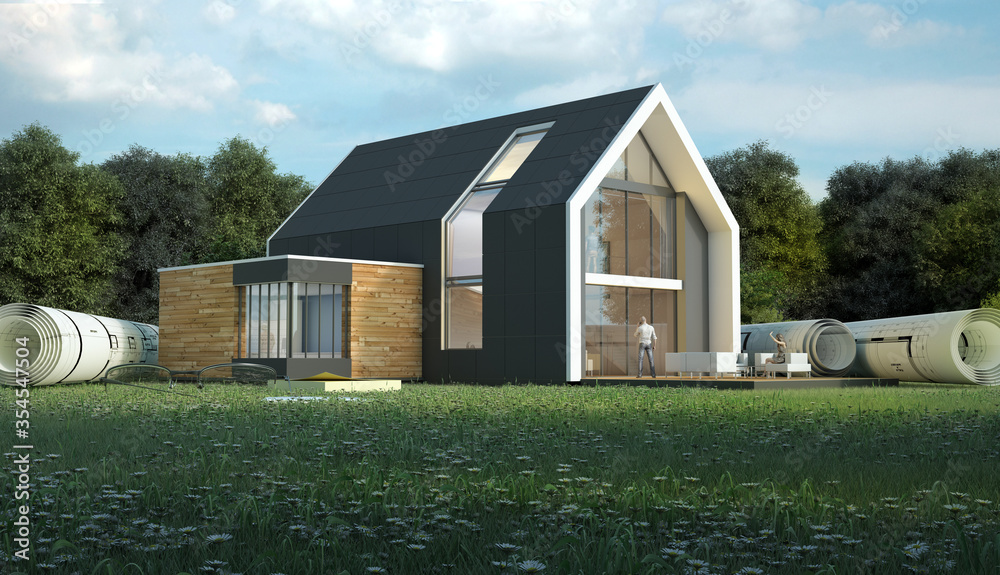 Obraz premium Virtual house project realisation