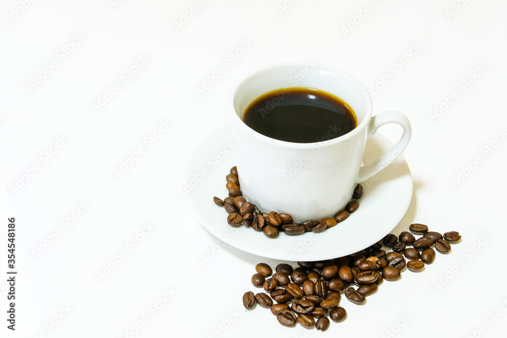 コーヒーとコーヒー豆 コーヒーとコーヒー豆