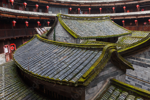Inner courtyard of a Fujian Tulou