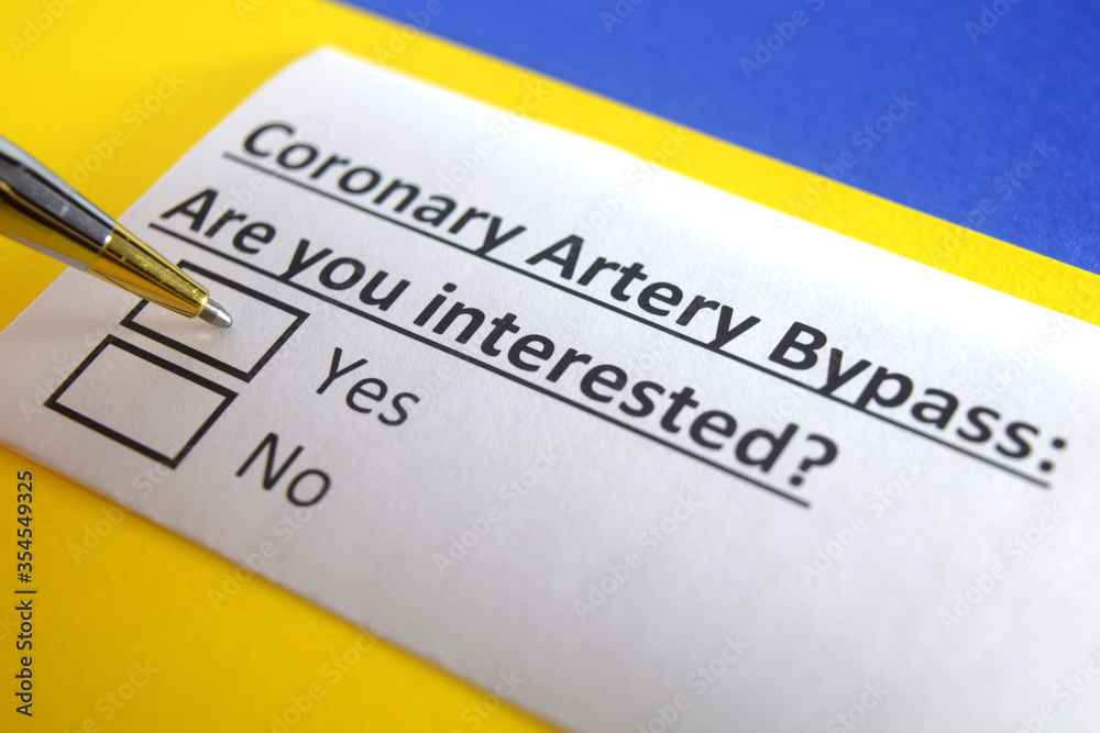 One person is answering question about coronary artery bypass. One person is answering question about coronary artery bypass.