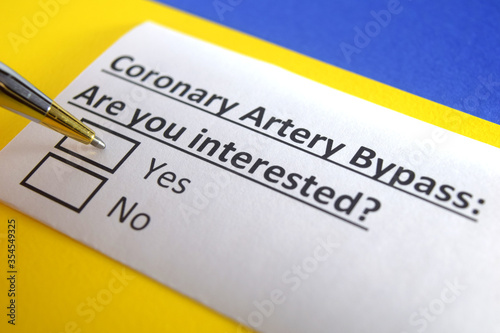 One person is answering question about coronary artery bypass.