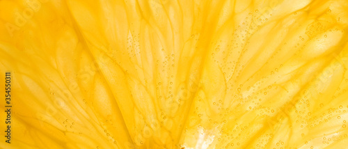 close up of orange slice for background
