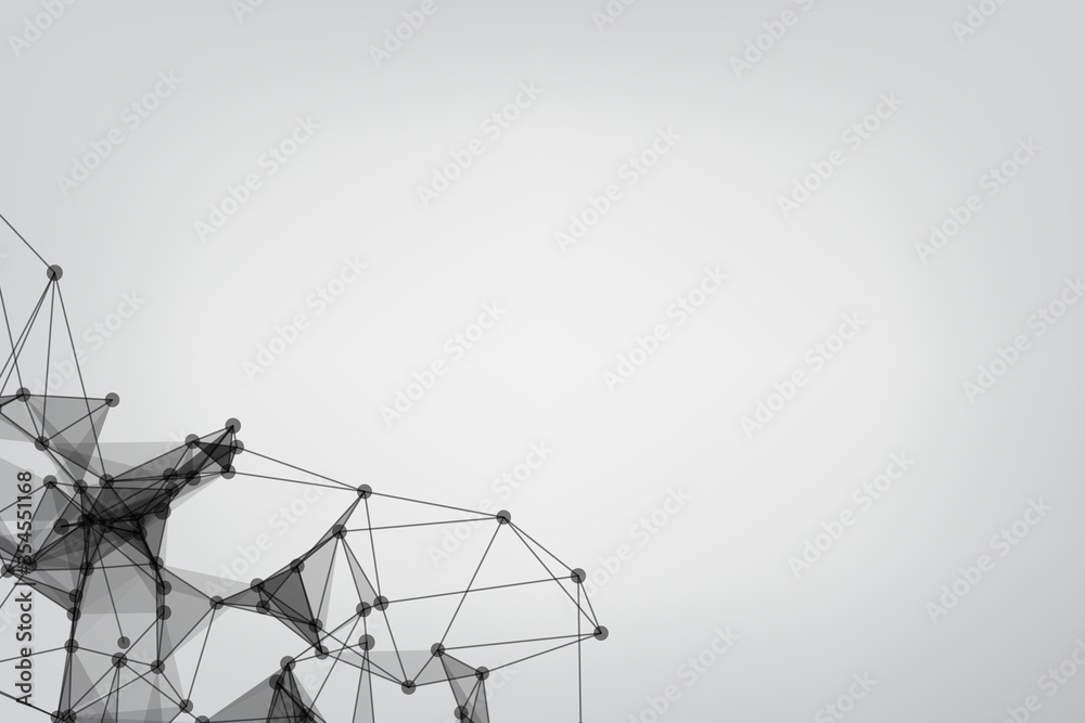 Geometric graphic background molecule and communication. Minimalism chaotic illustration. Concept of the science, chemistry, biology, medicine. Background Technology connecting dots and line. Geometric graphic background molecule and communication. Minimalism chaotic illustration. Concept of the science, chemistry, biology, medicine. Background Technology connecting dots and line.