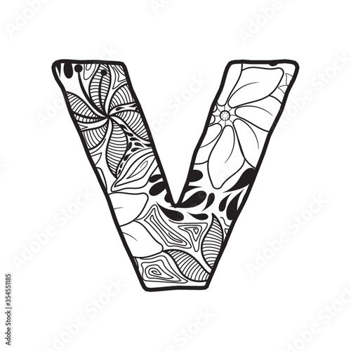 Letter V