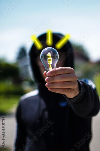 Obraz na płótnie Das einem das Licht aufgehen