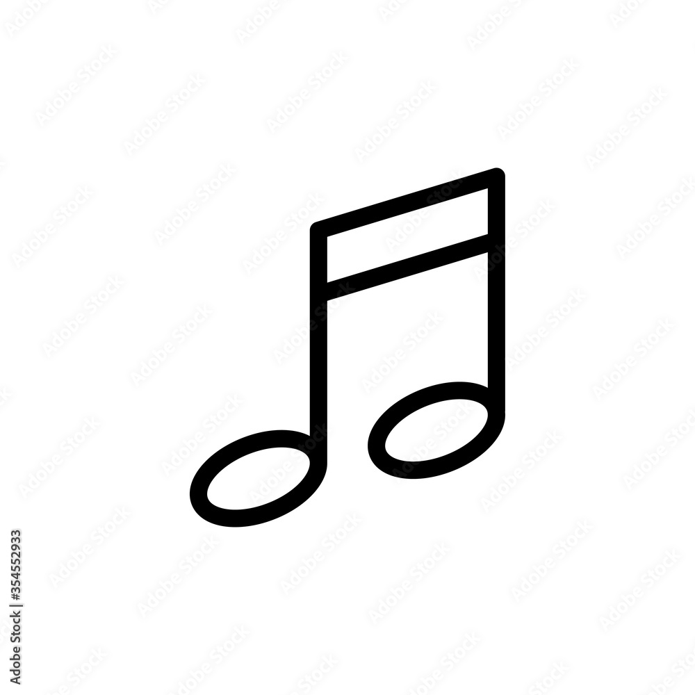 signs of musical notation icon vector symbol template design trendy signs of musical notation icon vector symbol template design trendy