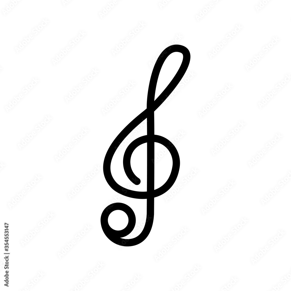 signs of musical notation icon vector symbol template design trendy signs of musical notation icon vector symbol template design trendy