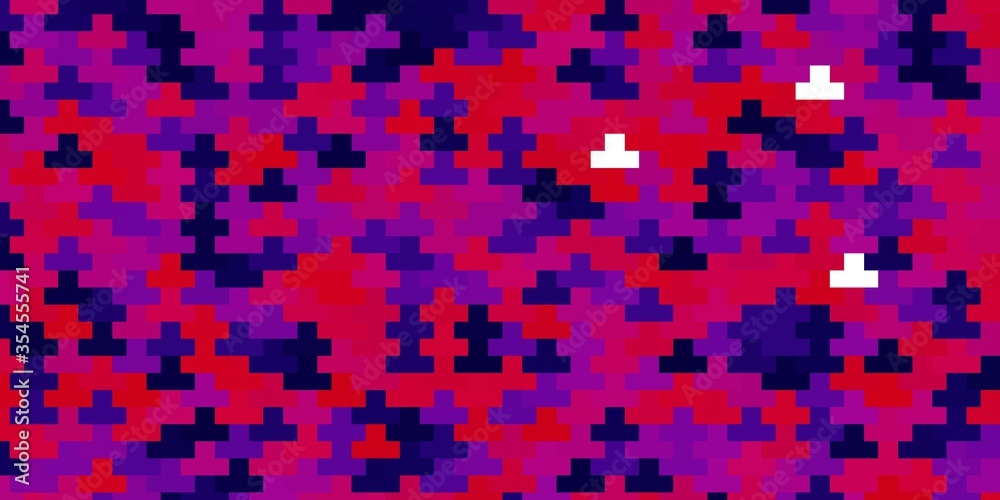 Fototapeta premium Dark Purple, Pink vector texture in rectangular style. New abstract illustration with rectangular shapes. Pattern for commercials, ads.