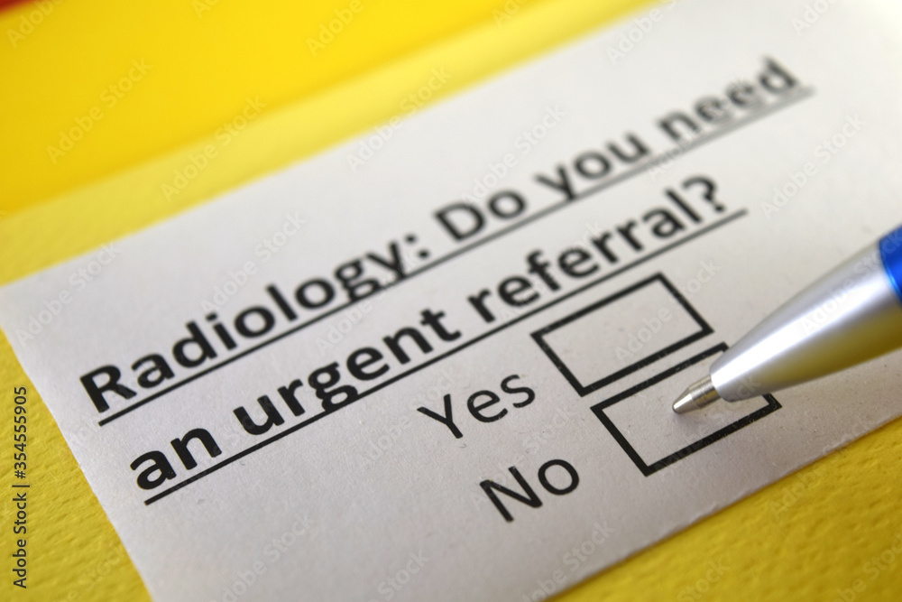 One person is answering question about radiology. One person is answering question about radiology.