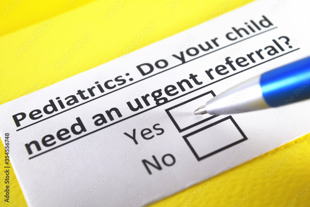One person is answering question about pediatrics.