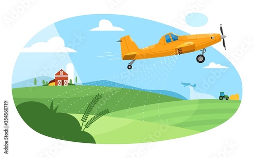 Εκτύπωση καμβά Crop duster