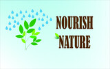Vector image to represent world environment day and save nature