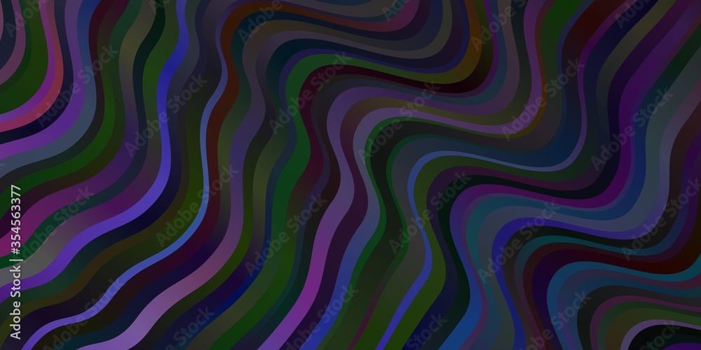 Dark Pink, Blue vector background with wry lines. Dark Pink, Blue vector background with wry lines.