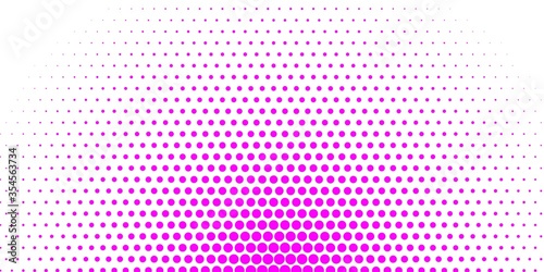 Light Pink vector template with circles. Glitter abstract illustration with colorful drops. New template for your brand book.