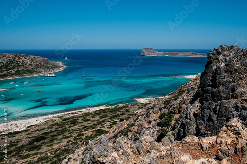 view of the coast of the mediterranean sea