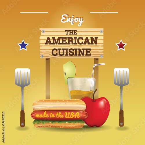 American cuisine wallpaper