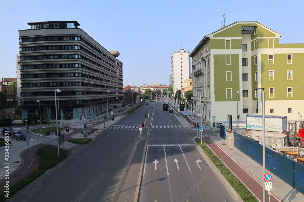 Obraz premium modern building in the city