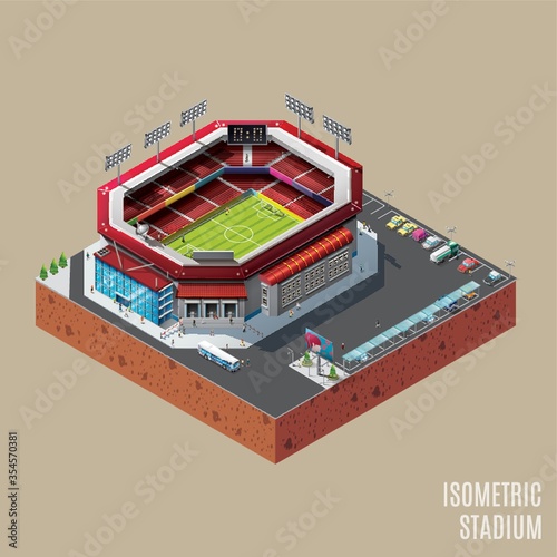 Isometric stadium