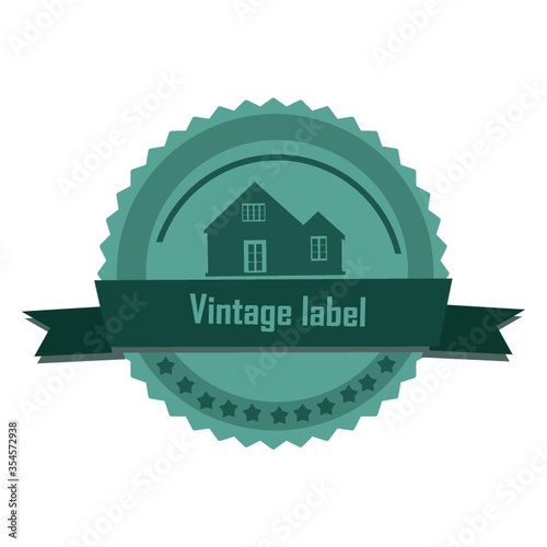 Vintage label