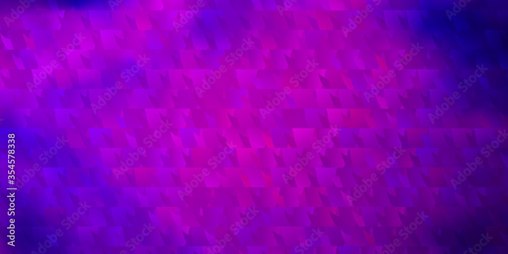 Dark Purple vector texture with triangular style. Dark Purple vector texture with triangular style.