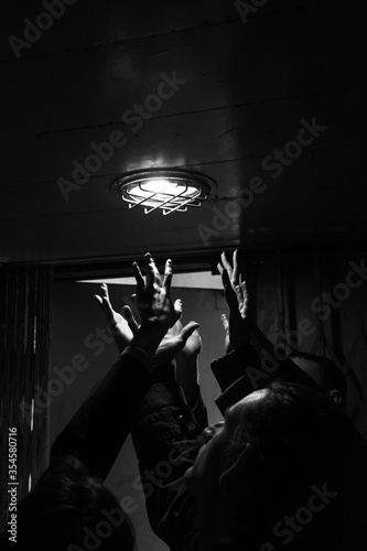 Hands up to the light
