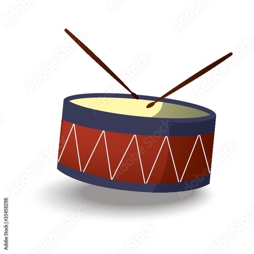 Drum and sticks