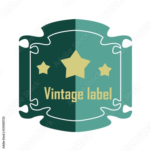 Vintage label