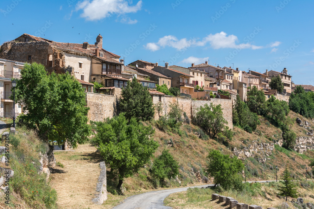 Historic medieval town of Maderuelo in the province of Segovia (Spain)