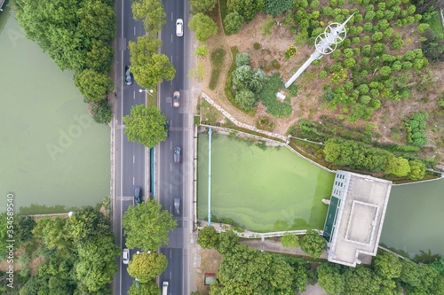 Binhu District Wuxi in China Aerial Drone Photo photo