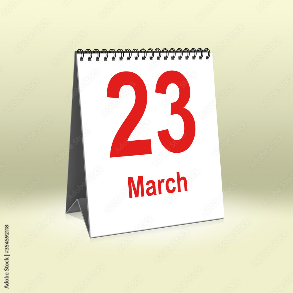 Fototapeta premium March 23th