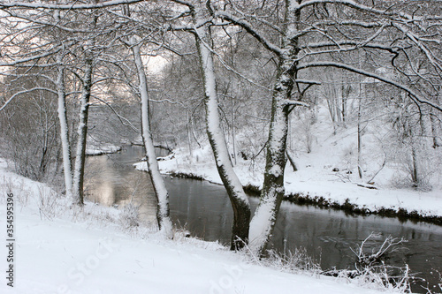 River Ula in winter
