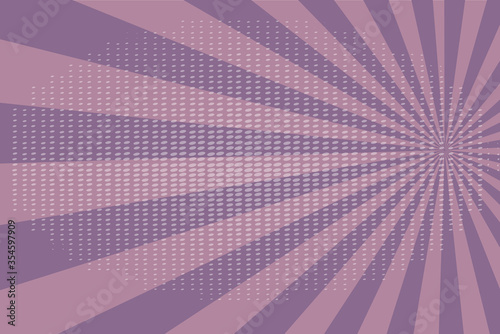 Vector pop art background with colorful rays. Web baclground