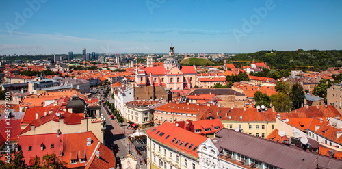 View of Vilnius Old town