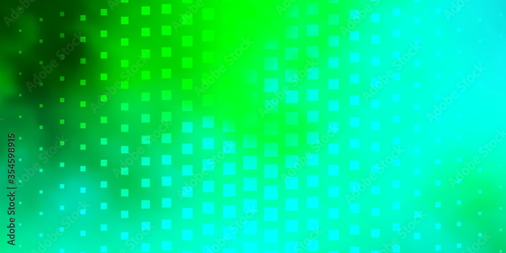 Light Green vector background in polygonal style. Rectangles with colorful gradient on abstract background. Pattern for commercials, ads.